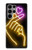 S3512 かわいいミニハート Cute Mini Heart Neon Graphic Samsung Galaxy S23 Ultra バックケース、フリップケース・カバー
