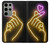 S3512 かわいいミニハート Cute Mini Heart Neon Graphic Samsung Galaxy S23 Ultra バックケース、フリップケース・カバー