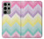 S3514 虹色ジグザグ Rainbow Zigzag Samsung Galaxy S23 Ultra バックケース、フリップケース・カバー