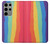 S3799 かわいい縦水彩レインボー Cute Vertical Watercolor Rainbow Samsung Galaxy S23 Ultra バックケース、フリップケース・カバー