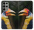 S3876 カラフルなサイチョウ Colorful Hornbill Samsung Galaxy S23 Ultra バックケース、フリップケース・カバー