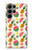 S3883 フルーツ柄 Fruit Pattern Samsung Galaxy S23 Ultra バックケース、フリップケース・カバー
