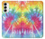 S1697 絞り染め カラフルなグラフィックプリント Tie Dye Colorful Graphic Printed Samsung Galaxy A14 5G バックケース、フリップケース・カバー