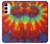 S2985 絞り染めカラー Colorful Tie Dye Texture Samsung Galaxy A14 5G バックケース、フリップケース・カバー