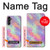 S3706 パステルレインボーギャラクシーピンクスカイ Pastel Rainbow Galaxy Pink Sky Samsung Galaxy A14 5G バックケース、フリップケース・カバー