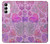 S3710 ピンクのラブハート Pink Love Heart Samsung Galaxy A14 5G バックケース、フリップケース・カバー