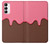 S3754 ストロベリーアイスクリームコーン Strawberry Ice Cream Cone Samsung Galaxy A14 5G バックケース、フリップケース・カバー