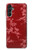 S3817 赤い花の桜のパターン Red Floral Cherry blossom Pattern Samsung Galaxy A14 5G バックケース、フリップケース・カバー