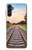 S3866 鉄道直線線路 Railway Straight Train Track Samsung Galaxy A14 5G バックケース、フリップケース・カバー
