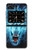 S0752 青火災狼 Blue Fire Grim Wolf Motorola Moto Razr 2022 バックケース、フリップケース・カバー