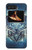 S1135 オオカミ Wolf with knives Rock Motorola Moto Razr 2022 バックケース、フリップケース・カバー
