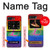 S2900 レインボーLGBTレズビアンプライド旗 Rainbow LGBT Lesbian Pride Flag Motorola Moto Razr 2022 バックケース、フリップケース・カバー