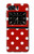 S2951 赤の水玉 Red Polka Dots Motorola Moto Razr 2022 バックケース、フリップケース・カバー