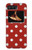 S2951 赤の水玉 Red Polka Dots Motorola Moto Razr 2022 バックケース、フリップケース・カバー