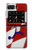 S2993 クロアチアサッカー Croatia Football Soccer Flag Motorola Moto Razr 2022 バックケース、フリップケース・カバー