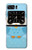 S3029 かわいい青いフクロウ Cute Blue Owl Motorola Moto Razr 2022 バックケース、フリップケース・カバー
