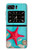 S3428 アクア 海星 貝 Aqua Wood Starfish Shell Motorola Moto Razr 2022 バックケース、フリップケース・カバー