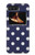 S3533 ブルーの水玉 Blue Polka Dot Motorola Moto Razr 2022 バックケース、フリップケース・カバー