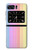 S3849 カラフルな縦の色 Colorful Vertical Colors Motorola Moto Razr 2022 バックケース、フリップケース・カバー