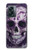 S3582 紫の頭蓋骨 Purple Sugar Skull OnePlus Nord N300 バックケース、フリップケース・カバー