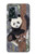 S3793 かわいい赤ちゃん雪パンダのペイント Cute Baby Panda Snow Painting OnePlus Nord N300 バックケース、フリップケース・カバー