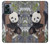 S3793 かわいい赤ちゃん雪パンダのペイント Cute Baby Panda Snow Painting OnePlus Nord N300 バックケース、フリップケース・カバー