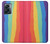 S3799 かわいい縦水彩レインボー Cute Vertical Watercolor Rainbow OnePlus Nord N300 バックケース、フリップケース・カバー