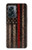 S3804 消防士メタルレッドラインフラググラフィック Fire Fighter Metal Red Line Flag Graphic OnePlus Nord N300 バックケース、フリップケース・カバー