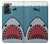 S3825 漫画のサメの海のダイビング Cartoon Shark Sea Diving OnePlus Nord N300 バックケース、フリップケース・カバー