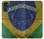 S3297 ブラジルの旗ビンテージフットボールのグラフィック Brazil Flag Vintage Football Graphic Motorola Moto G 5G (2023) バックケース、フリップケース・カバー