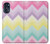 S3514 虹色ジグザグ Rainbow Zigzag Motorola Moto G 5G (2023) バックケース、フリップケース・カバー