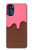 S3754 ストロベリーアイスクリームコーン Strawberry Ice Cream Cone Motorola Moto G 5G (2023) バックケース、フリップケース・カバー