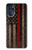 S3804 消防士メタルレッドラインフラググラフィック Fire Fighter Metal Red Line Flag Graphic Motorola Moto G 5G (2023) バックケース、フリップケース・カバー