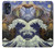 S3851 アートの世界 ヴァンゴッホ 北斎 ダヴィンチ World of Art Van Gogh Hokusai Da Vinci Motorola Moto G 5G (2023) バックケース、フリップケース・カバー