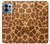 S0422 キリンの皮 Giraffe Skin Motorola Edge+ (2023), X40, X40 Pro, Edge 40 Pro バックケース、フリップケース・カバー