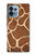 S2326 キリン皮膚 Giraffe Skin Motorola Edge+ (2023), X40, X40 Pro, Edge 40 Pro バックケース、フリップケース・カバー