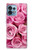 S2943 ピンクローズ Pink Rose Motorola Edge+ (2023), X40, X40 Pro, Edge 40 Pro バックケース、フリップケース・カバー