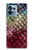 S3539 人魚の鱗 Mermaid Fish Scale Motorola Edge+ (2023), X40, X40 Pro, Edge 40 Pro バックケース、フリップケース・カバー