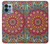 S3694 ヒッピーアートパターン Hippie Art Pattern Motorola Edge+ (2023), X40, X40 Pro, Edge 40 Pro バックケース、フリップケース・カバー