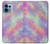 S3706 パステルレインボーギャラクシーピンクスカイ Pastel Rainbow Galaxy Pink Sky Motorola Edge+ (2023), X40, X40 Pro, Edge 40 Pro バックケース、フリップケース・カバー