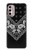 S3363 黒バンダナ Bandana Black Pattern Motorola Moto G Stylus 4G (2022) バックケース、フリップケース・カバー
