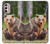 S3558 くまの家族 Bear Family Motorola Moto G Stylus 4G (2022) バックケース、フリップケース・カバー