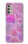 S3710 ピンクのラブハート Pink Love Heart Motorola Moto G Stylus 4G (2022) バックケース、フリップケース・カバー