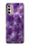 S3713 パープルクォーツアメジストグラフィックプリント Purple Quartz Amethyst Graphic Printed Motorola Moto G Stylus 4G (2022) バックケース、フリップケース・カバー