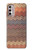 S3752 ジグザグ生地パターングラフィックプリント Zigzag Fabric Pattern Graphic Printed Motorola Moto G Stylus 4G (2022) バックケース、フリップケース・カバー