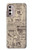 S3819 レトロなヴィンテージ紙 Retro Vintage Paper Motorola Moto G Stylus 4G (2022) バックケース、フリップケース・カバー