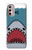 S3825 漫画のサメの海のダイビング Cartoon Shark Sea Diving Motorola Moto G Stylus 4G (2022) バックケース、フリップケース・カバー