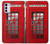 S0058 ロンドン〔イギリス〕の赤い電話ボックス Classic British Red Telephone Box Motorola Moto G42 バックケース、フリップケース・カバー