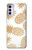 S3718 シームレスパイナップル Seamless Pineapple Motorola Moto G42 バックケース、フリップケース・カバー