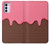 S3754 ストロベリーアイスクリームコーン Strawberry Ice Cream Cone Motorola Moto G42 バックケース、フリップケース・カバー